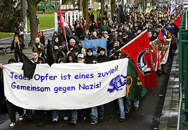 Protest in Potsdam, 17. April 2006