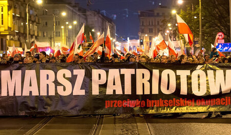 Rechte Machtdemonstration, von der PiS gepriesen: »Marsch der Pa...