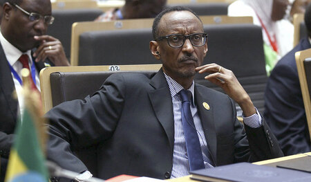 Gibt sich nachdenklich: Ruandas Präsident Paul Kagame, im Bild b... Gibt sich nachdenklich: Ruandas Präsident Paul Kagame, im Bild b...