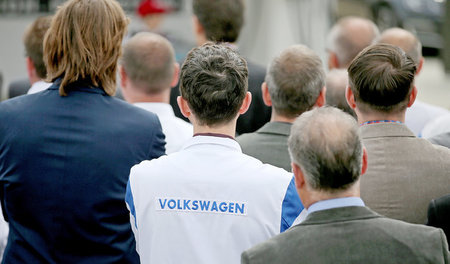 Heute kein Grund zum Feiern mehr: Festakt im VW-Werk Zwickau am ...