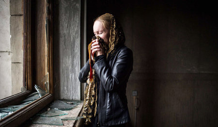 Odessa, Anfang Mai 2014 im Gewerkschaftsshaus: Hier verbrannten ... Odessa, Anfang Mai 2014 im Gewerkschaftsshaus: Hier verbrannten ...