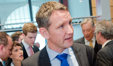 Zurechtgewiesener Demagoge: Björn Höcke, Thüringens AfD-Chef, wä... Zurechtgewiesener Demagoge: Björn Höcke, Thüringens AfD-Chef, wä...