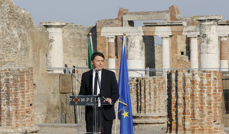Pompeji unterlag der Naturgewalt. Italien wird von Ministerpräsi...