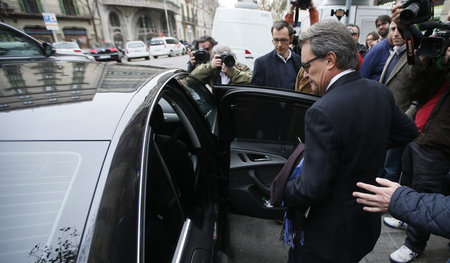 Der katalanische Ministerpräsident Artur Mas am Montag in Barcel...