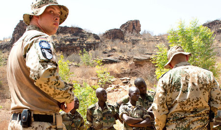 Koulikoro, Mali, am 7. Mai 2013: Damals ging es um Ausbildung fü...