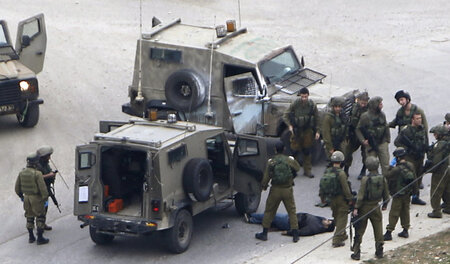 Besatzungsmacht: Am Donnerstag haben israelische Soldaten eine j...