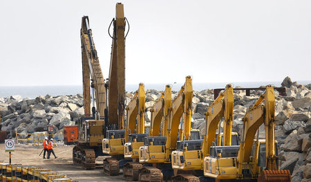 Jetzt geht es weiter: Teilansicht der Baustelle des Projekts »Po...