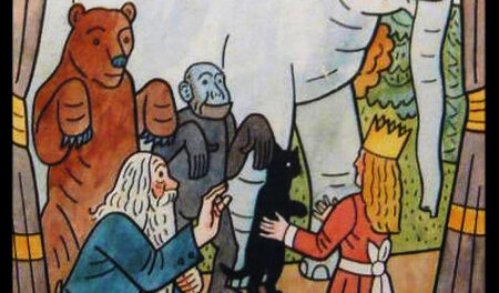 Buchillustration: Josef Lada »Kater Mikesch«, 2 Bände, Verlag Sa...