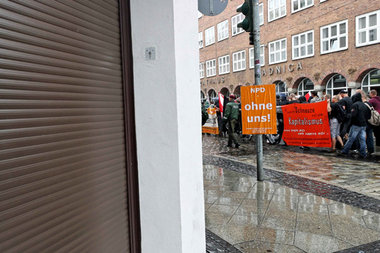 »Rolläden runter!« hieß die Parole am Samstag in Cottbus