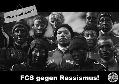 Solidaritätsaktion des FC Sachsen Leipzig, www.wir-sind-ade.de
