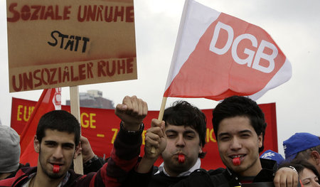 Dachverband mit schwindender Bedeutung: Der Deutsche Gewerkschaf...