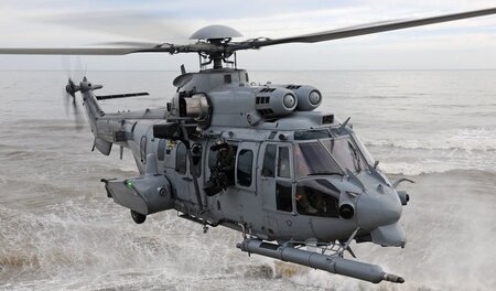 Das Airbus-Helicopter-Fabrikat Caracal: 50 Hubschrauber dieses T...