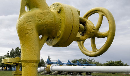 Ukrainische Gaspumpstation nahe Uschgorod: Lieferant und Transit...