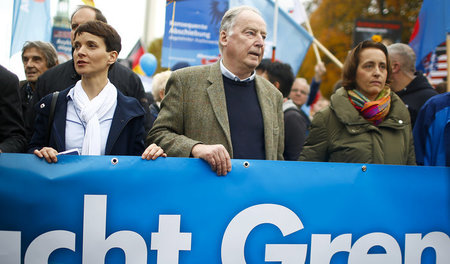Was wäre geschehen, wenn Petry (l.) und von Storch (r.) dazu auf...