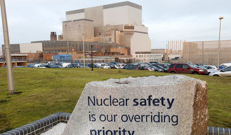 Nuklearanalge Hinkley Point an der Südwestküste: Der Block »C« i...