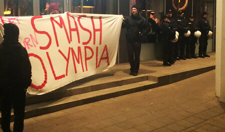 Die Olympia-Begeisterung blieb verhalten: Gegner der Hamburger B...