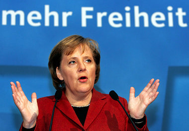 »Mehr Freiheit« – Angela Merkel (CDU) meint damit die Freiheit d...