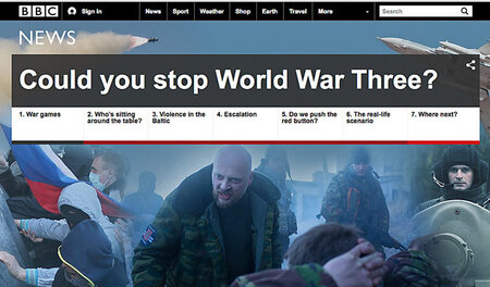Die Rollen beim imaginierten Dritten Weltkrieg der BBC sind klar... Die Rollen beim imaginierten Dritten Weltkrieg der BBC sind klar...