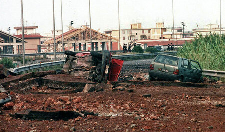 Ermordeter Richter: Am 23. Mai 1992 wurde Giovanni Falcone bei e... Ermordeter Richter: Am 23. Mai 1992 wurde Giovanni Falcone bei e...