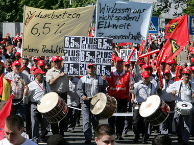 Der Relativlohn bringt es an den Tag: Streik ist das einzige Mit...