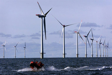 Offshore-Anlagen, wie hier vor der dänischen Nordseeküste, könnt...