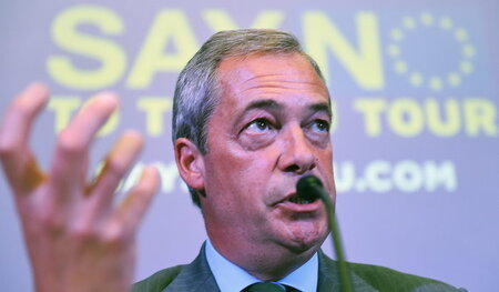 Der UKIP-Vorsitzende Nigel Farage (4. September 2015)