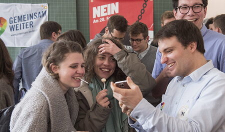 Mit Nein zur Kriminalisierung von Ausländern stimmte die Mehrhei...