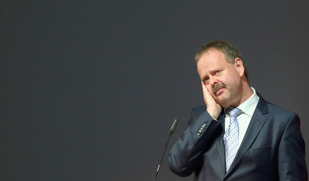 Au Backe: Wulf Gallert, Linke-Spitzenkandidat, ahnt, »es wird kn...