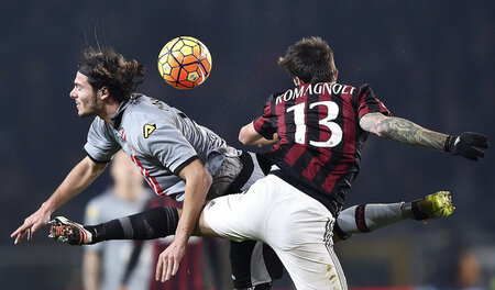 Einfach nur den Fuß hinhalten: Alessio Romagnoli