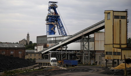 Ein Windrad würde hier stören: Kohlebergbau im polnischen Lazisk...