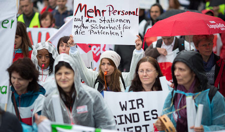 Ihren zehntägigen Streik beendeten die Pflegekräfte im vergangen...