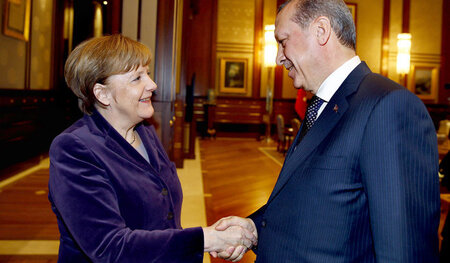 Bundeskanzlerin Angela Merkel und der türkische Präsident Recep ... Bundeskanzlerin Angela Merkel und der türkische Präsident Recep ...