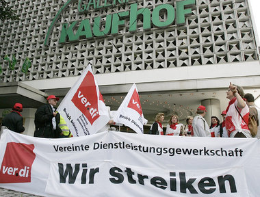 Protestaktion in Düsseldorf am vergangenen Freitag Protestaktion in Düsseldorf am vergangenen Freitag