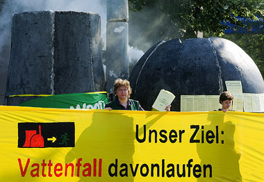 Empfangskomitee für Vattenfall-Aktionäre Empfangskomitee für Vattenfall-Aktionäre