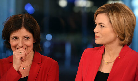 Die Ministerpräsidentin von Rheinland-Pfalz, Malu Dreyer (SPD) u...