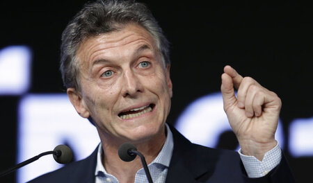 Präsident Mauricio Macri setzt auf einen neoliberalen Umbau Arge...