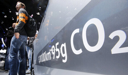 Glaubwürdig? Werksangabe von CO2-Emission an einem VW-Pkw auf de...