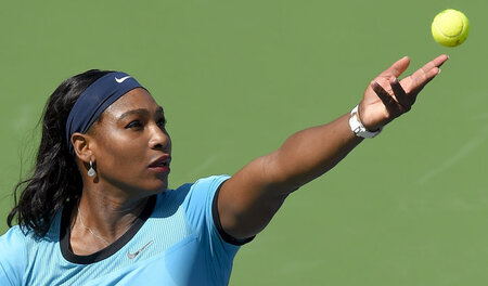 Nicht nur beim Aufschlag stark: Tennisprofi Serena Williams setz...