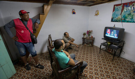 Kubaner verfolgen im Fernsehen Obamas Ansprache