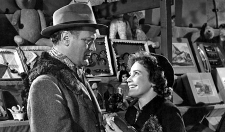 Bruno (Curd Jürgens) soll die Polin Pauline Karka (Maria Schell)...