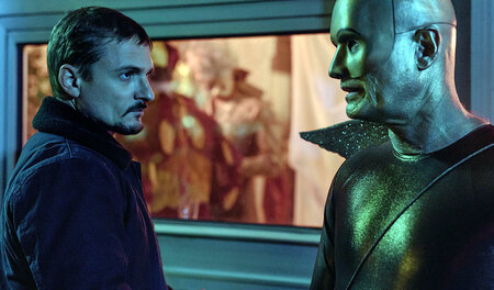 Paul Winter (Florian Lukas, l.) trifft »Amor« (Christian Berkel)...