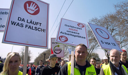IG-Metall-Kundgebung in Duisburg: Bleibt die Frage, was läuft fa...