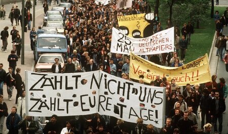 Auch 1987 war 1984: Der von der westdeutschen Linken ausgerufene... Auch 1987 war 1984: Der von der westdeutschen Linken ausgerufene...