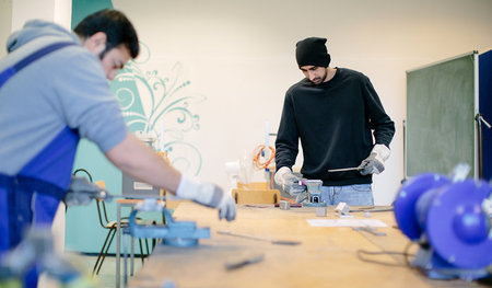 Das Handwerk freut's: Flüchtlinge in der Fortbildungsakademie de...