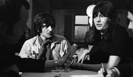 Pressegespräch mit Ulrike Meinhof im Republikanischen Club in Ha...