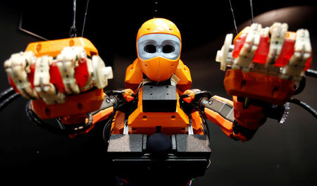 Tauchroboter zur Ozeanerforschung und Schiffsreparatur, präsenti...