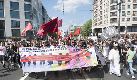 Demonstration von »Berlin Nazifrei« am Sonnabend in der Berliner...