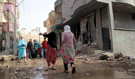 Zerstörte Stadt: Der türkische Staat führt – wie hier in Cizre –...
