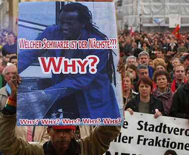 Protest gegen rechte Gealt am Freitag in Potsdam Protest gegen rechte Gealt am Freitag in Potsdam