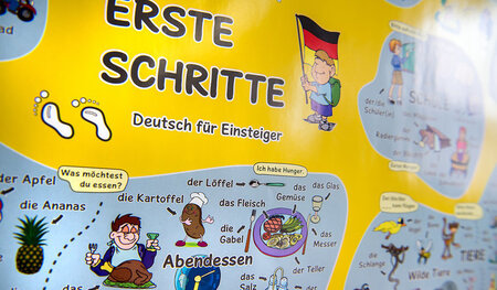 Plakat in einer Schulklasse für Geflüchtete (Oberhaching 2016). ... Plakat in einer Schulklasse für Geflüchtete (Oberhaching 2016). ...